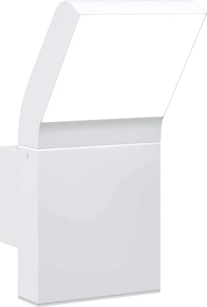 Lampada Parete Esterni LED Alluminio Bianco | Design Robusto vidaXL