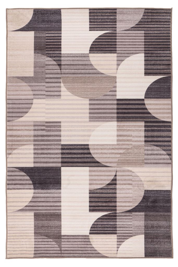 Teppich Bluster 425 Taupe 80x150 cm – Pflegeleicht & Produktbild 