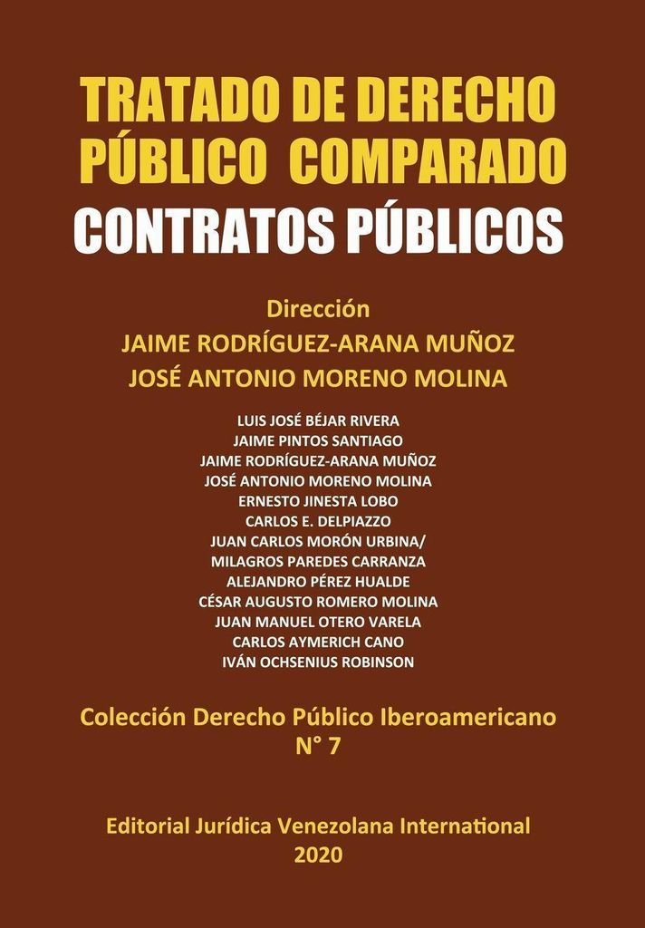 Tratado De Derecho Público Comparado. Contratos Públicos