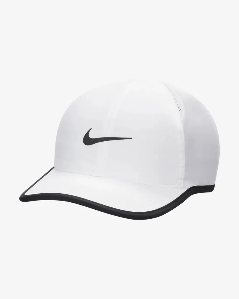 Nike Dri-Fit Club Kids Hat White/Black - Cappello Tennis per Bambino