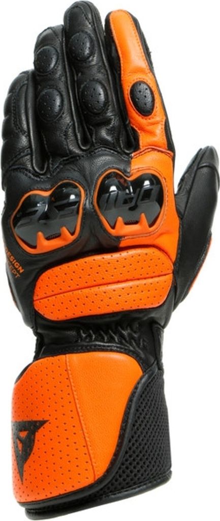 Dainese Impeto Motorradhandschuhe, schwarz/orange, XXXS