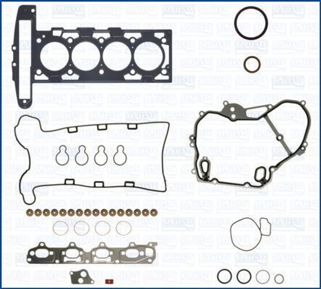 AJUSA 50242900 Motor-Dichtungsvollsatz Dichtsatz für OPEL Astra G CC (T98) Zafira A (T98) Vectra C Limousine (Z02) Astra G Caravan (T98) Vectra C CC