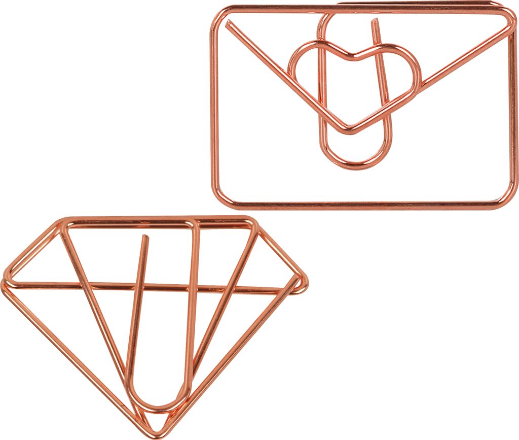 Büro Clips Gold 16er 4061947064841 Produktbild 