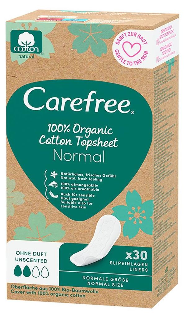 Carefree Slipeinlagen Organic Baumwolle Normal Produktbild 