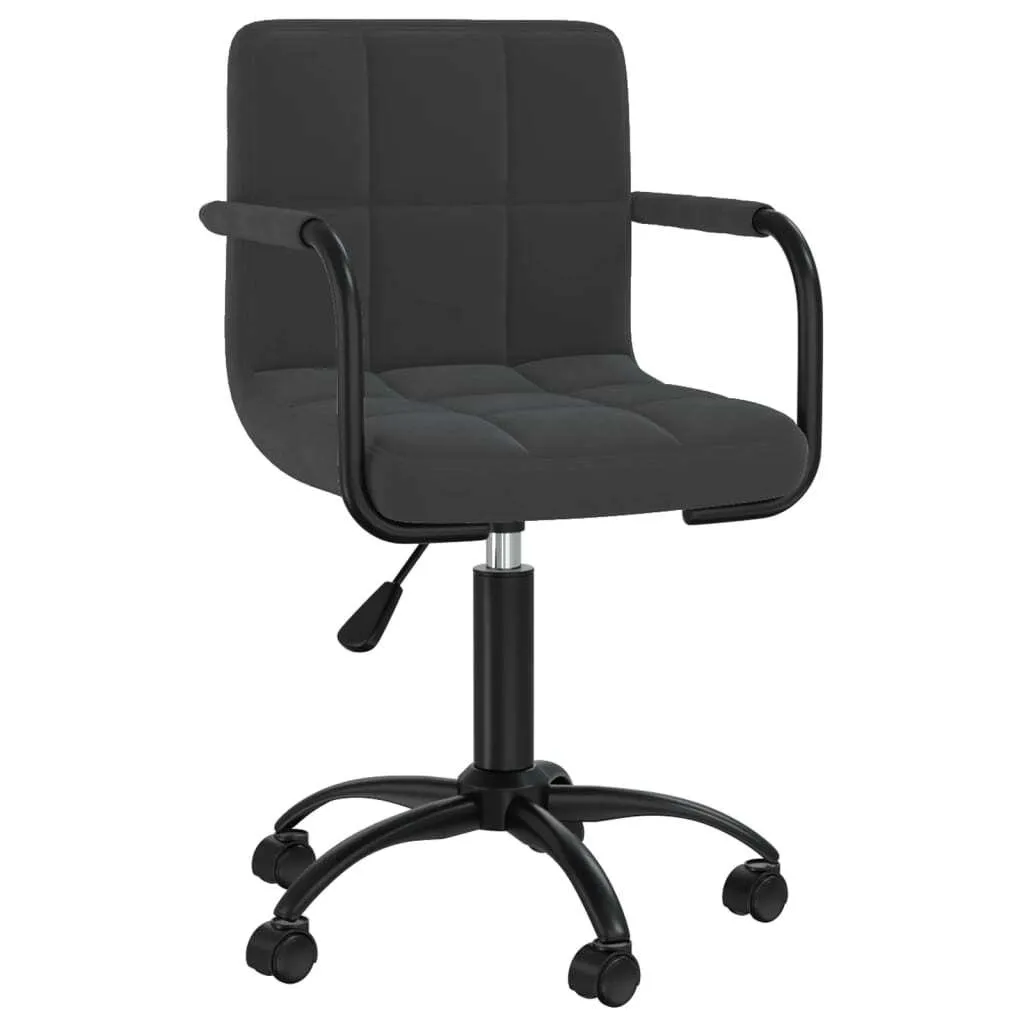 Sedia Girevole Velluto Nero The Living Store | Arredo Soggiorno Chic