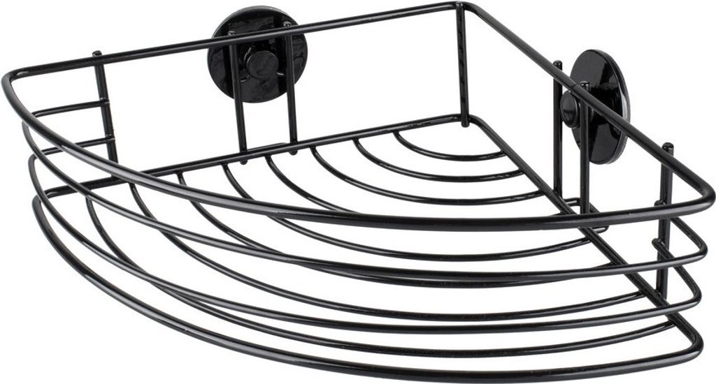 eckregal 31x7,7x22cm Draht.BLACK