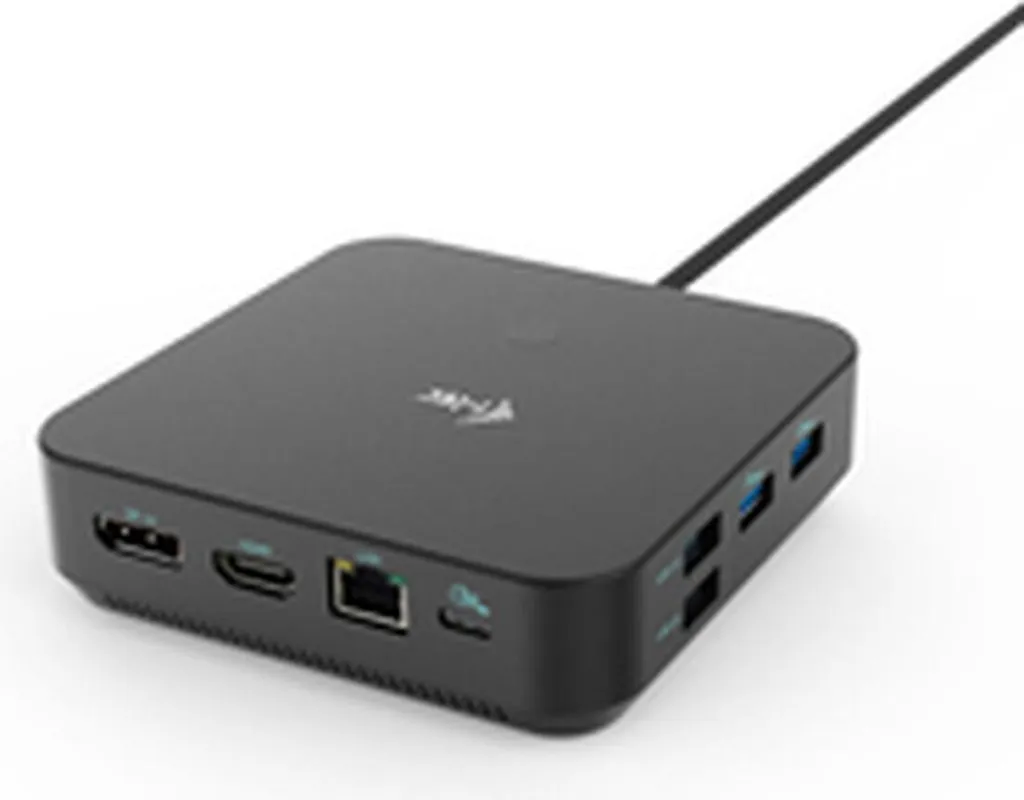 Station d'accueil i-Tec C31TRIPLE4KDOCKPDPRO Hub USB-C Triple 4K Noir
