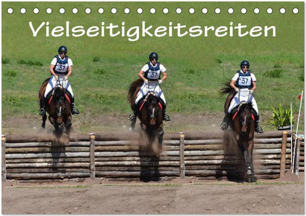Vielseitigkeitsreiten (Tischkalender 2026 DIN A5 quer), CALVENDO Monatskalender