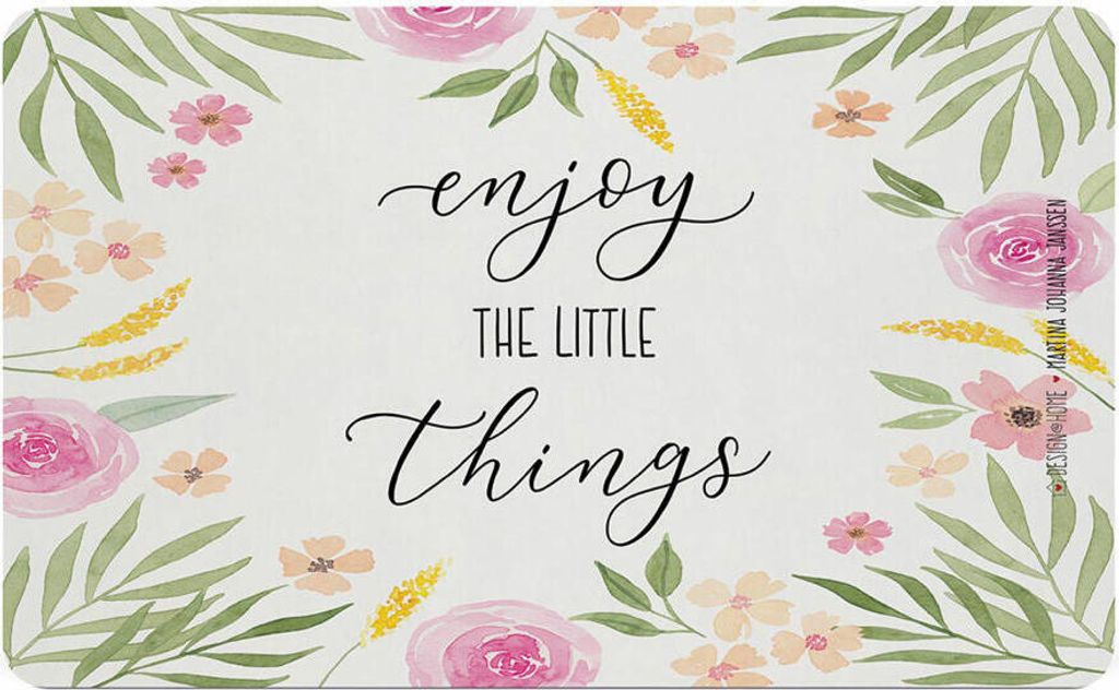 PPD Enjoy Little Things D@H Tray, Frühstücksbrettchen, Brettchen, Frühstück, Resopal, 14.3 x 23.3 cm, 661343