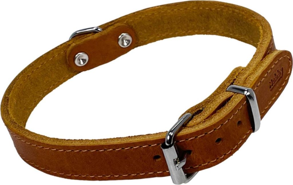 Nobby Halsband "TABIL" cognac 45 cm (35-40 cm), 18 mm