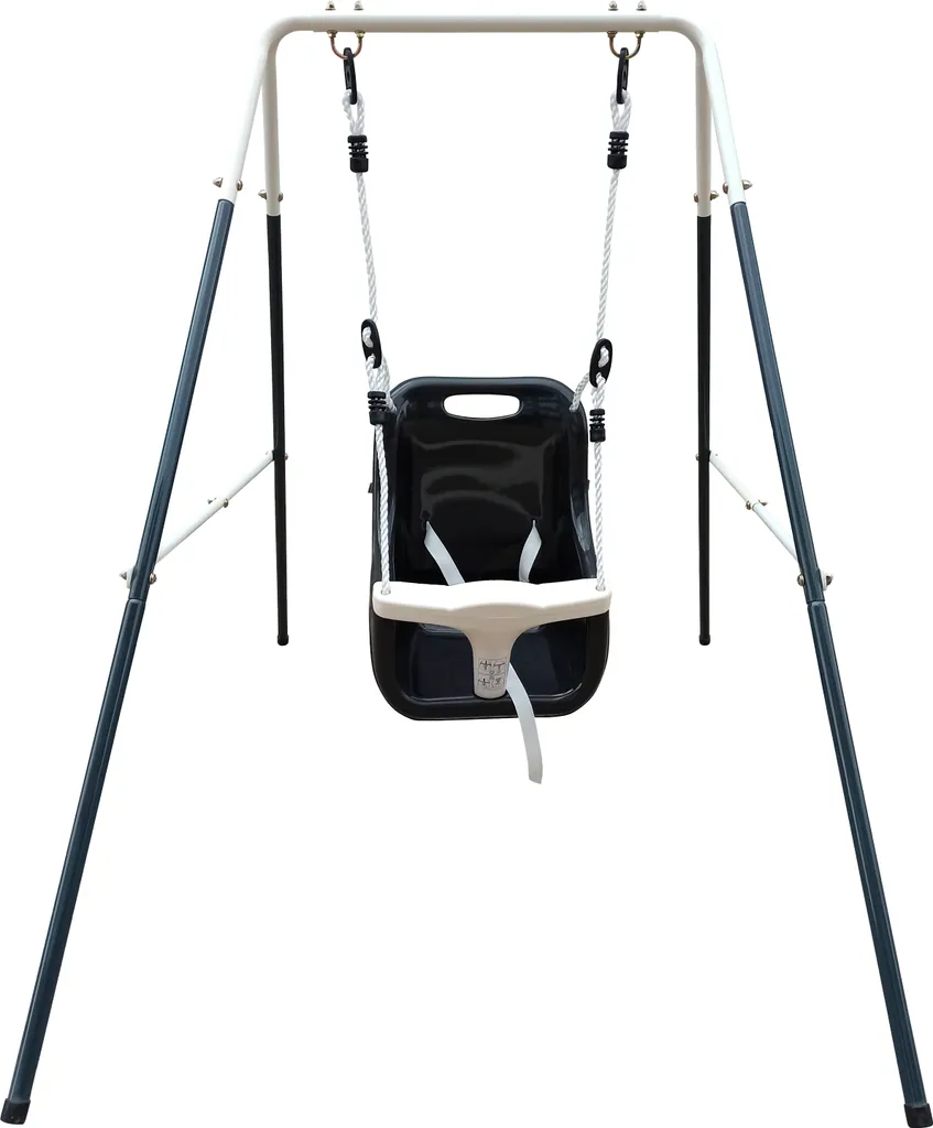 AXI Siège de balançoire bébé anthracite et crème dès l'âge de 9 mois