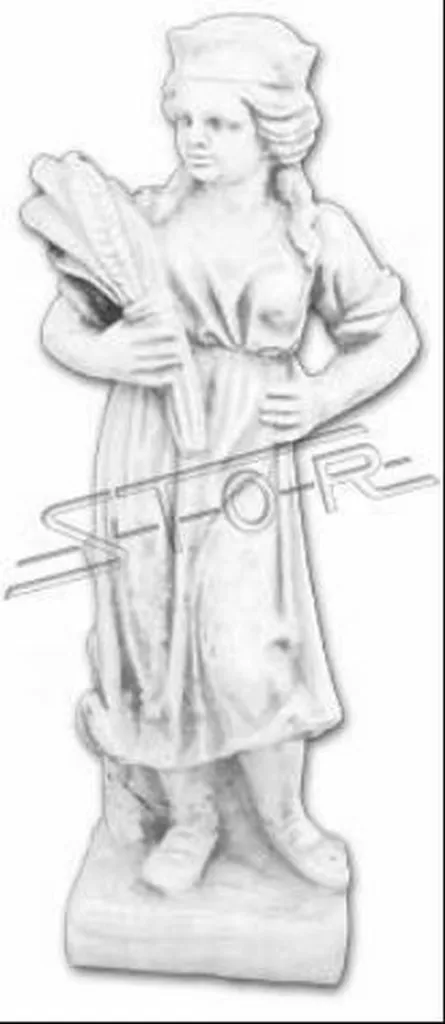 Statue Femme 80cm Sculpture Design de Jardin Modèle 300 Nouveau Noir