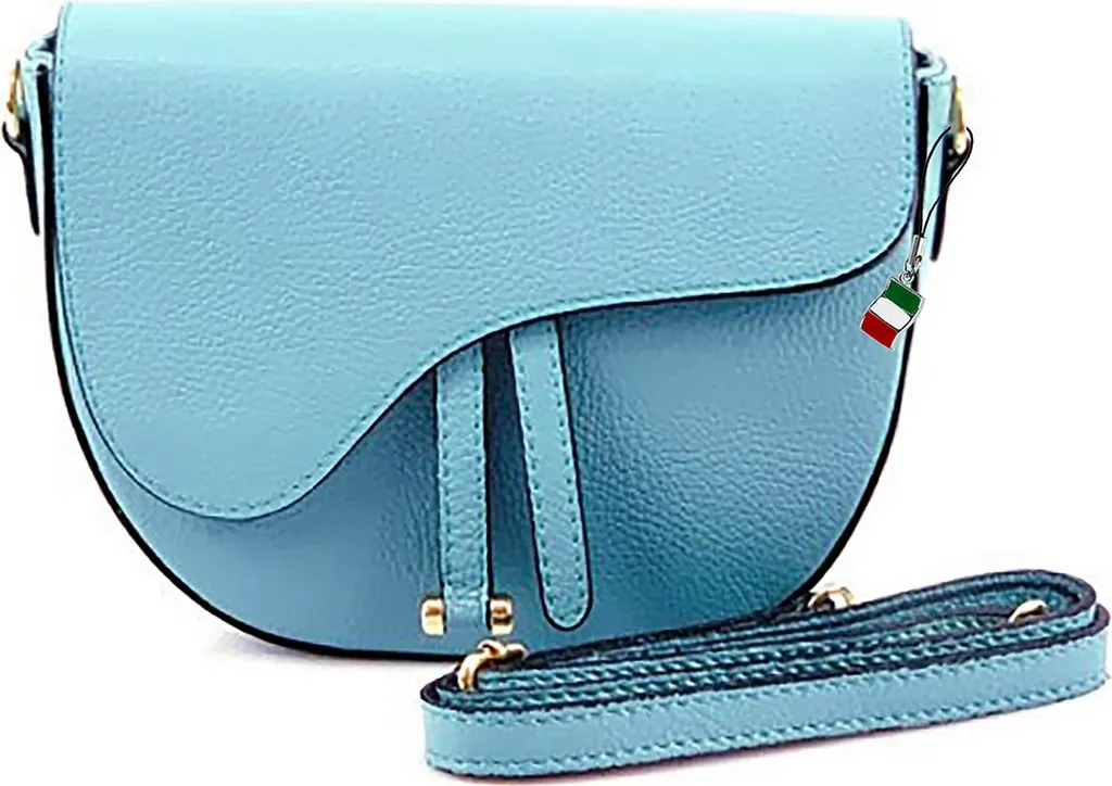 Borsa Donna a Tracolla Florence Pelle Azzurra OTF810H - Comfort quotidiano