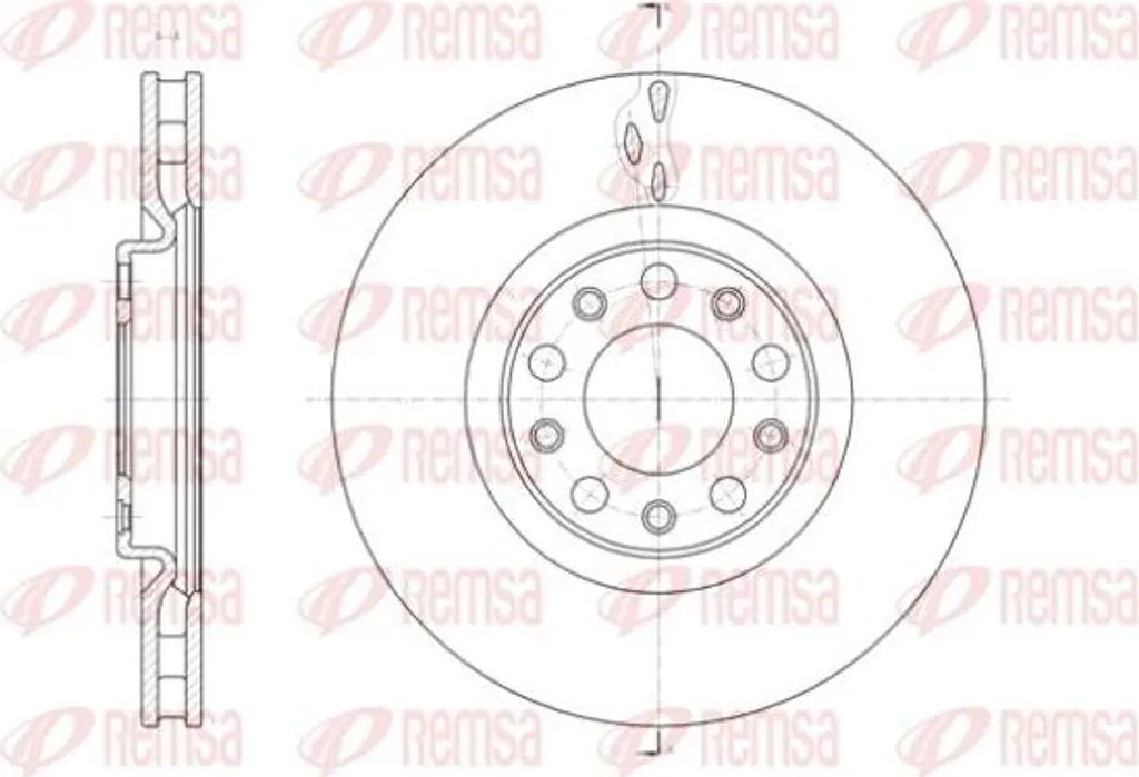 Disque de frein anti-vibration pour Alfa 159 et Audi A6 4G - Qualité OE