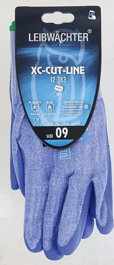 LW XC-Cut-E hellblau, Gr.07 UHMWPE, Gr. Stahl, Nitril, Touch Xcellent HXC1238307