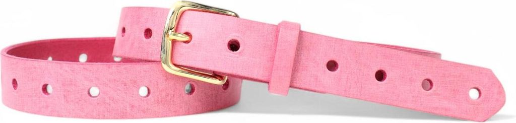 FRONHOFER Best&Timeless hochwertiger Gürtel 3 cm, vergoldete Schnalle, durchgelocht