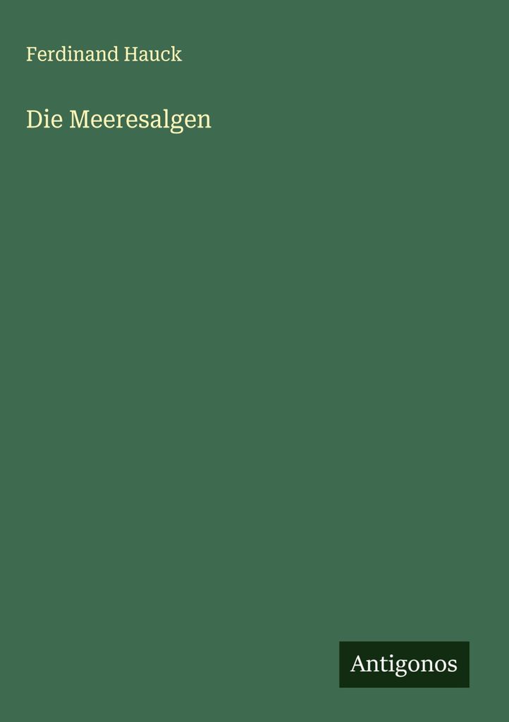 Die Meeresalgen