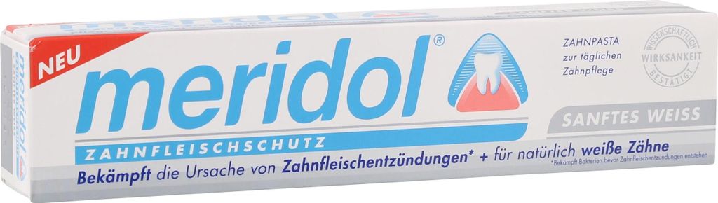 meridol Zahncreme sanftes weiß 75ml