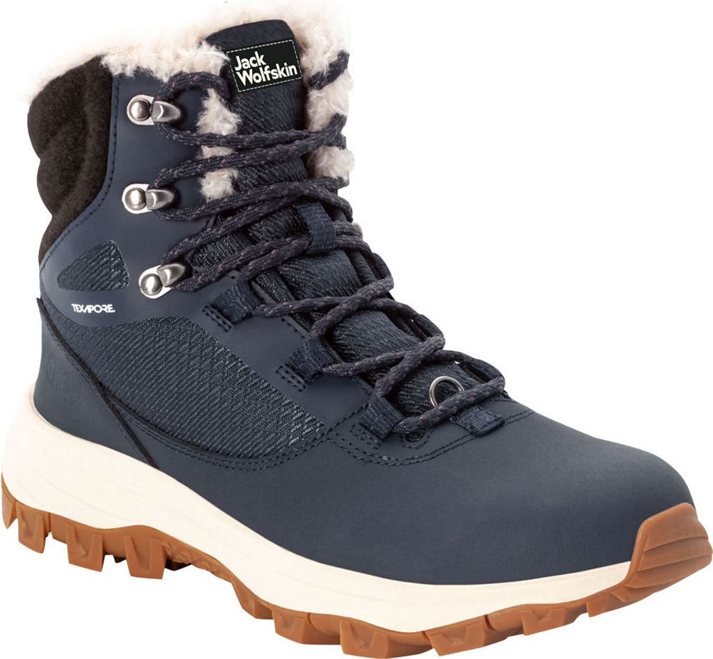 Jack Wolfskin Everquest Texapore High W Winterschuhe Damen dunkelblau 37