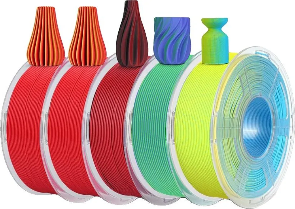 filamento per stampante 3D, superficie liscia e opaca, nessun intasamento, PLAYG-DC Mix-6