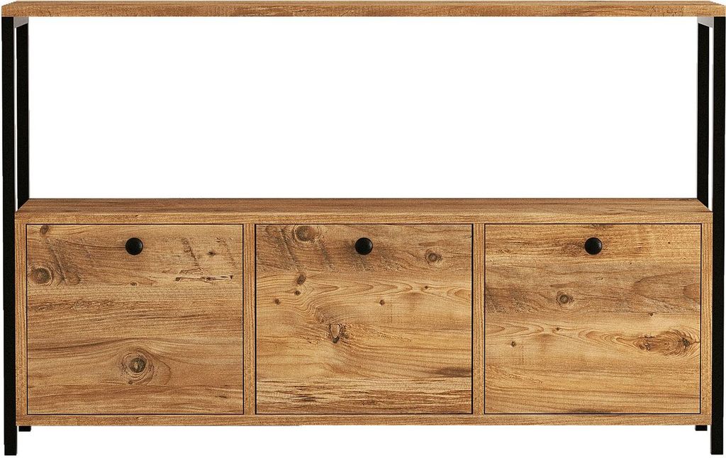 Skye Decor, Nero v2 - sosna atlantycka, czarny, szafka do Zdjęcie produktu 