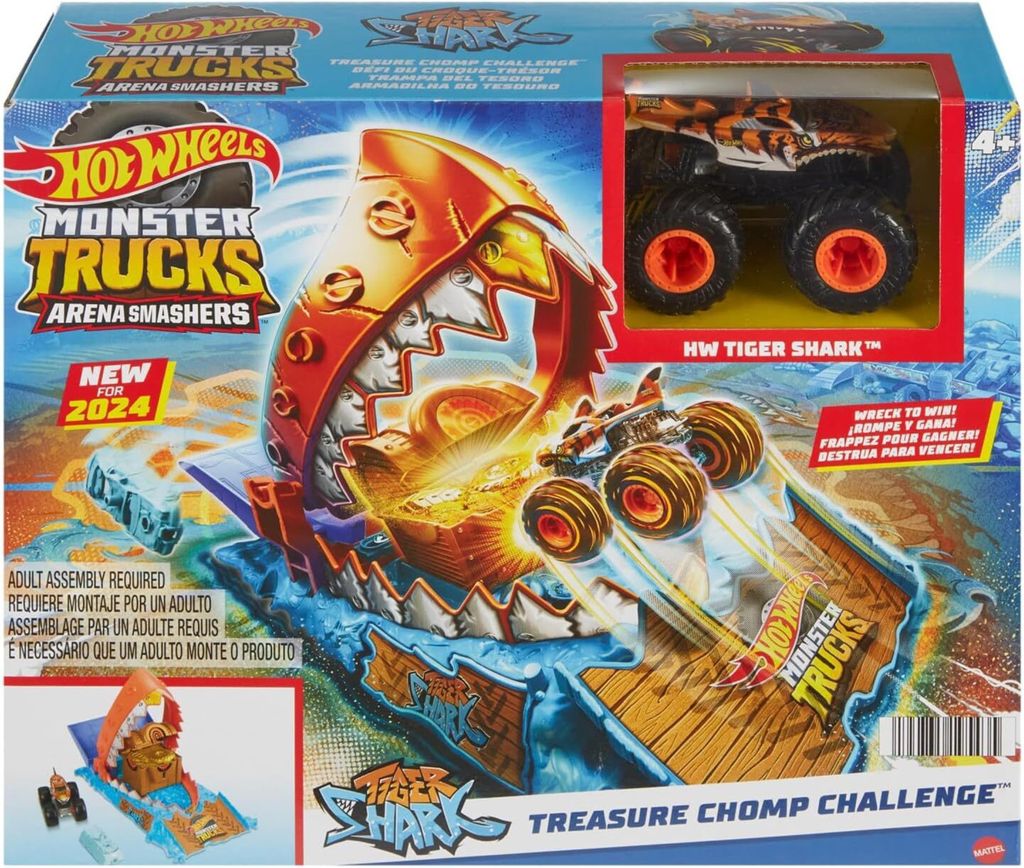 Hot Wheels Monster Trucks HTP17, 4 rok / roky, Plast, Kov, Obrázok produktu 