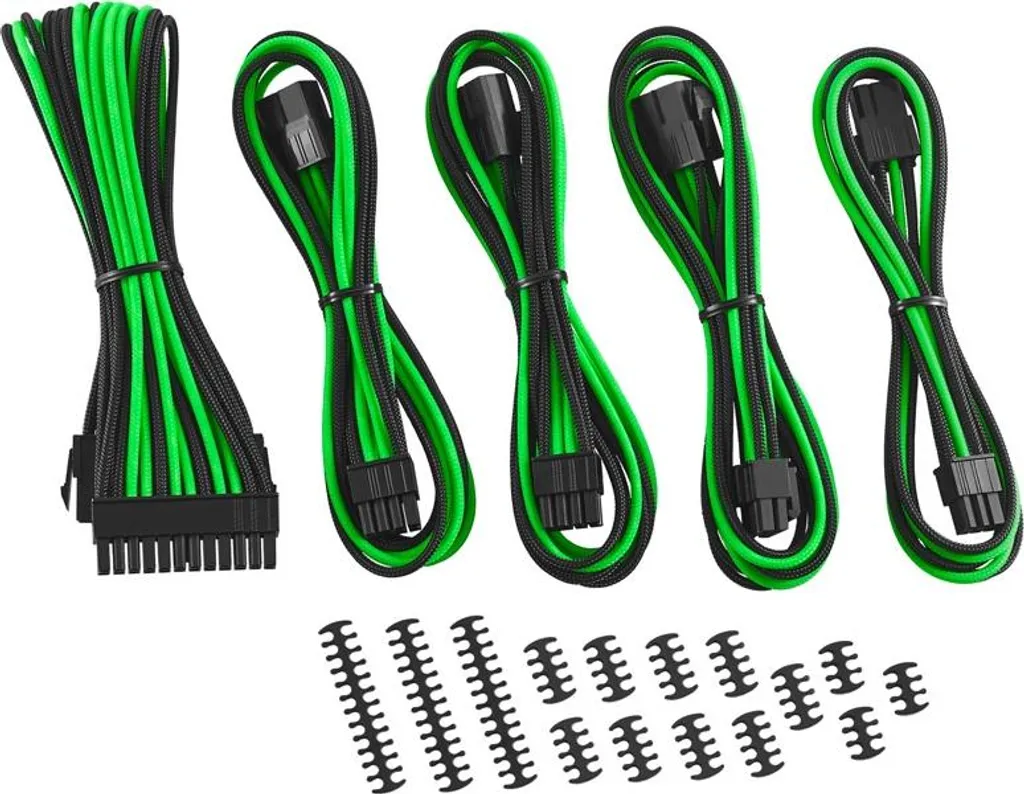 Kit Extension Câble CableMod 8+6 pins : Solution Cable Management Vert