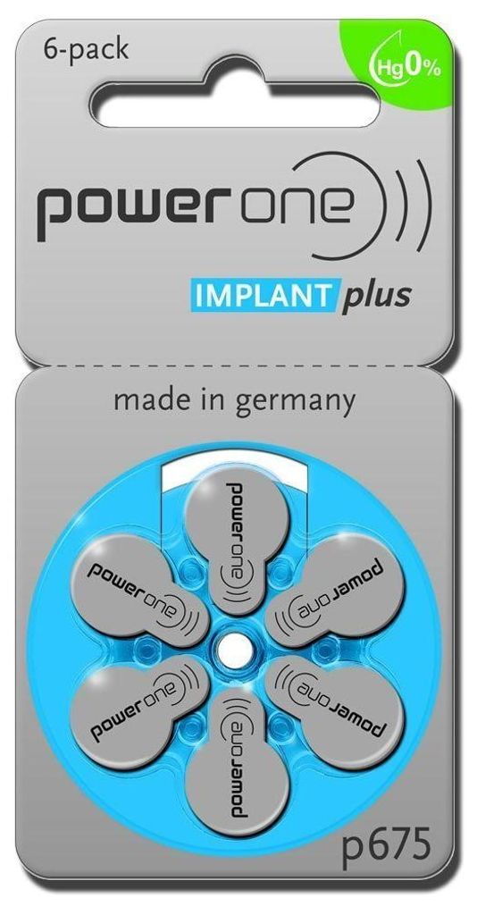 60 Stück Varta Implant Plus 675-570 mAh 1,4 V Produktbild 