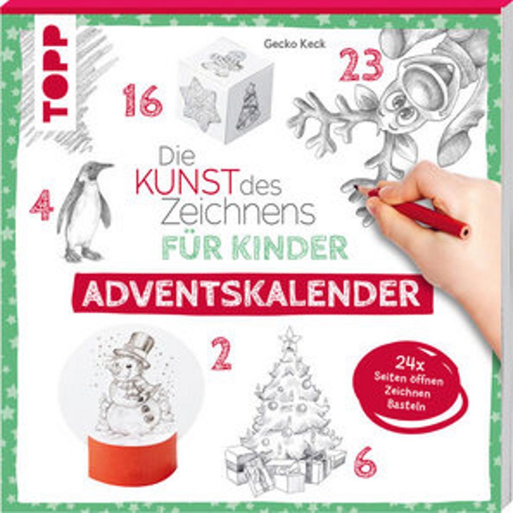 L'art du dessin pour les enfants Calendrier de l'Avent Image du produit 