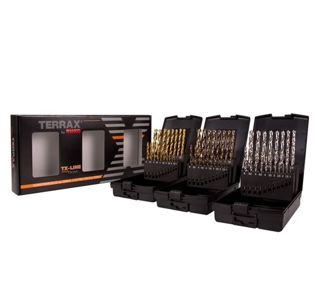 Ruko Terrax 3 in 1 set di punte per metallo HSS-G, HSS-G Immagine del prodotto 