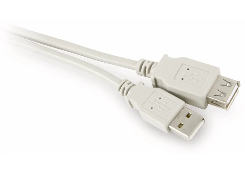 Cavo Estensione USB 2.0 Grigio 5m | Prolunga per Casa e Ufficio