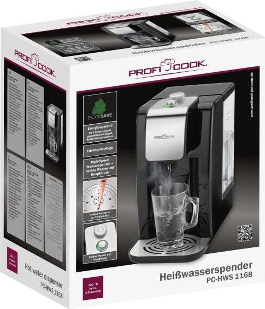 Dystrybutor gorącej wody ProfiCook PC-HWS 1168, 100°C w ok. Zdjęcie produktu 15