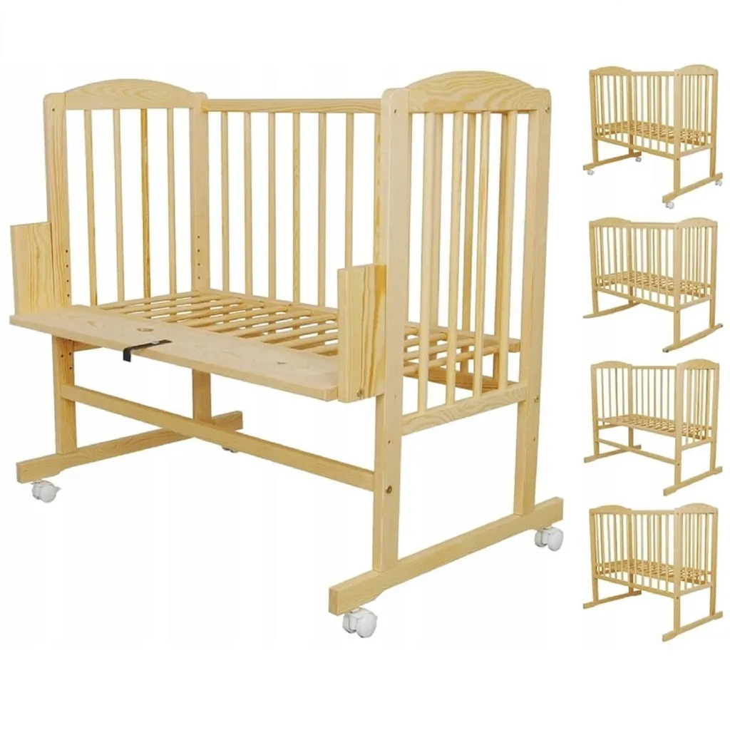 Lit de cododo 5-en-1 compact 94x45cm : la solution gain de place en bois
