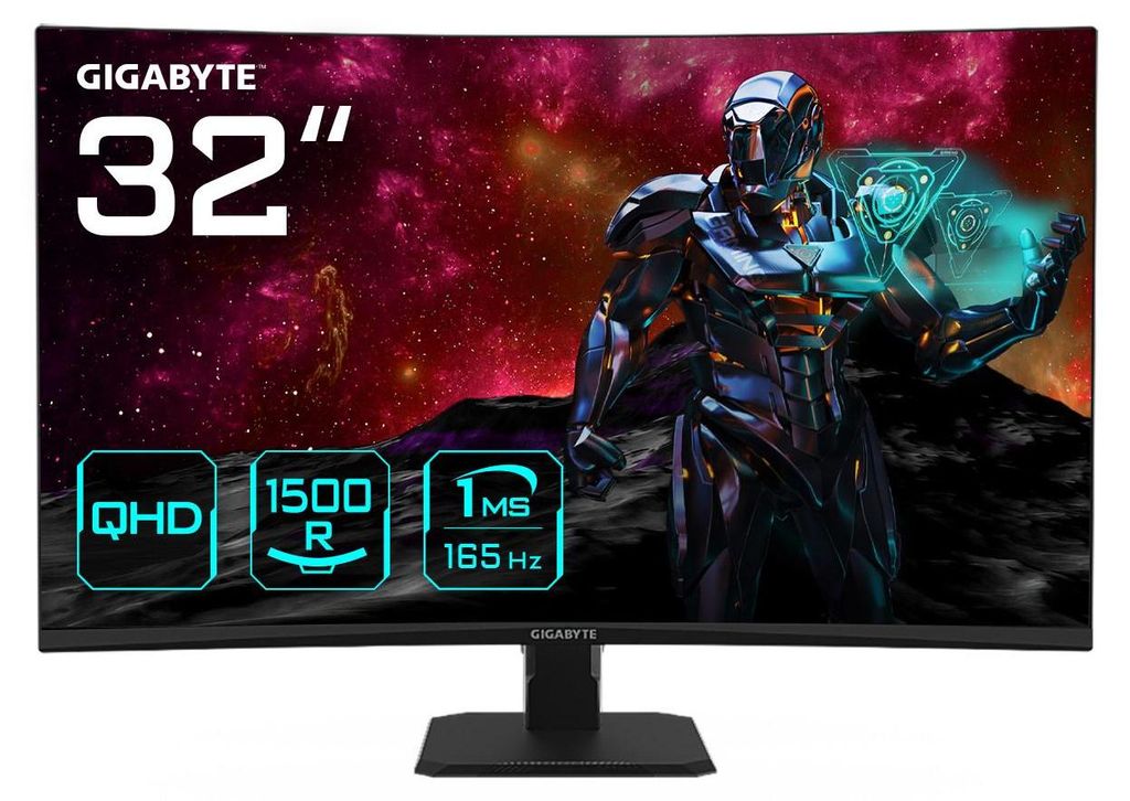 GIGABYTE GS32QC 31.5 pollici Monitor da Gioco Curvo QHD - Immagine del prodotto 