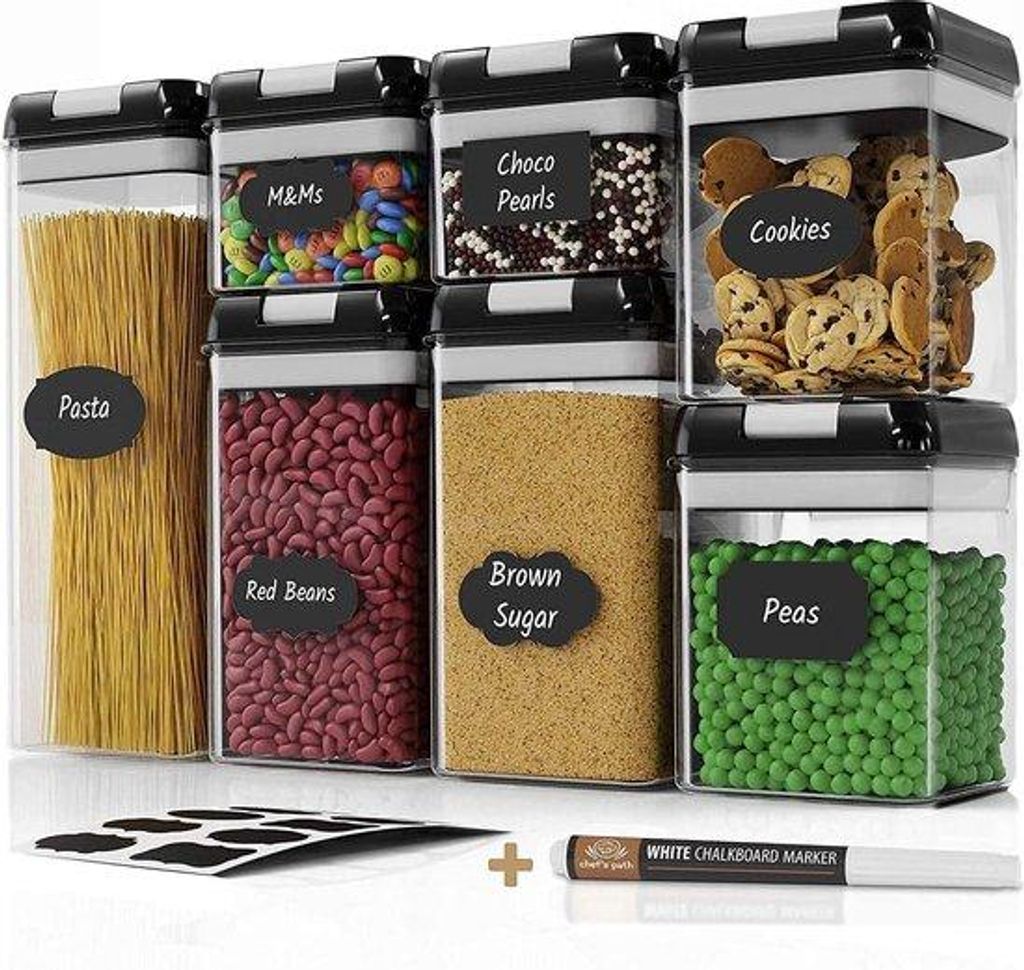 Küchenorganizer Dosen Set für Reis, Zucker und Pasta