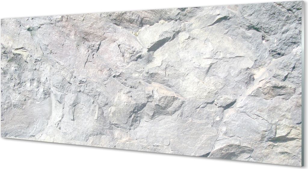 Glasbilder 125x50 Wandkunst Stein Beton Abstraktion