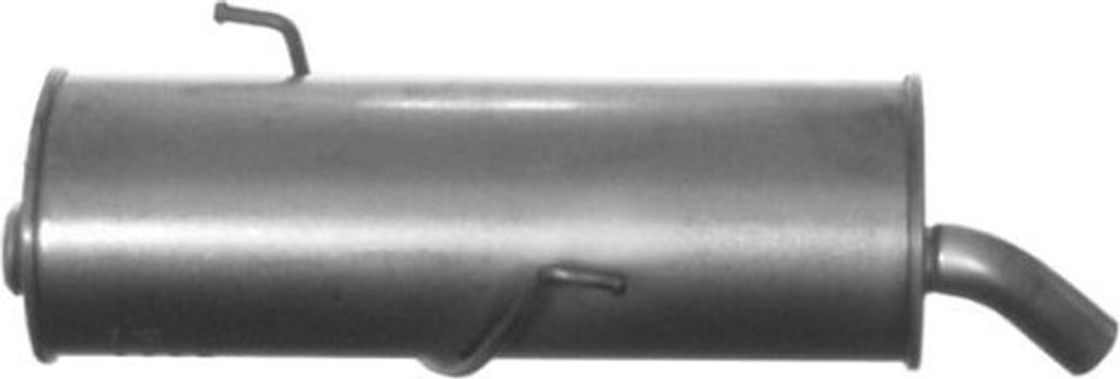 IZAWIT 27.197 Endschalldämpfer passend für PEUGEOT 206 Schrägheck (2A/C) Auspuff