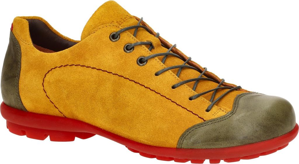 Think KONG Herrenschuhe - sportliche Halbschuhe - Schnürschuhe gelb NEU
