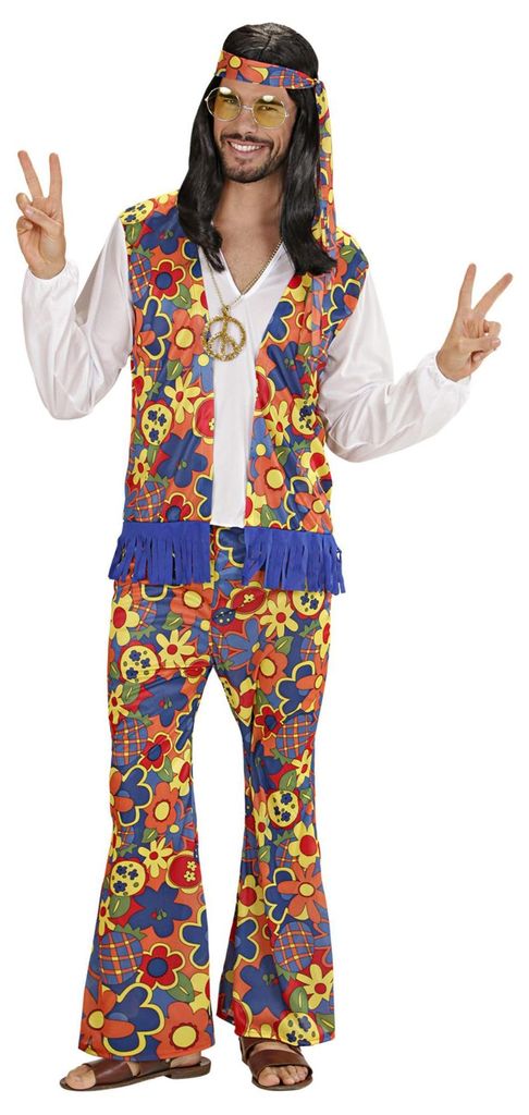 W WIDMANN MILANO Party Fashion - Kostüm Hippie Man, Flower Produktbild 