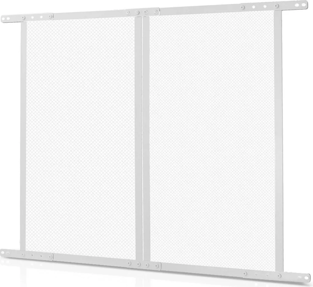Protecteur de Porte Moustiquaire pour Camping-Car et Caravane Blanc 80cm