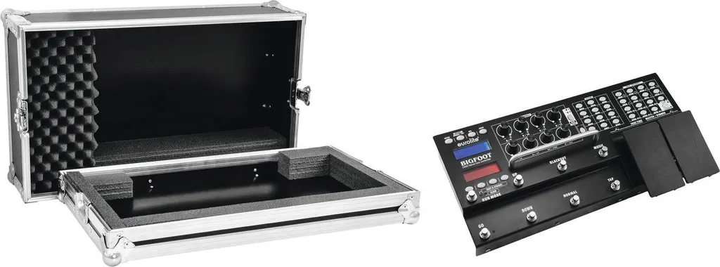 Pilotage dmx mains libres EUROLITE Move Bigfoot et étui de rangement
