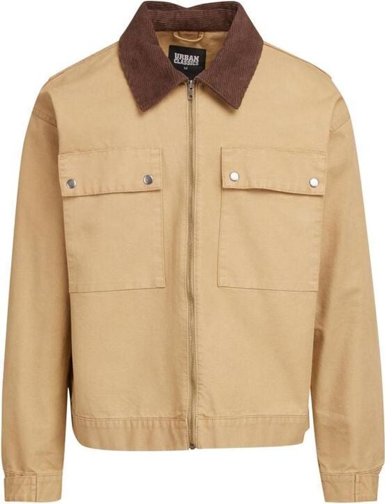 Urban Classics Übergangsjacke Herren Mens Workwear Baumwolle Jacket beige L