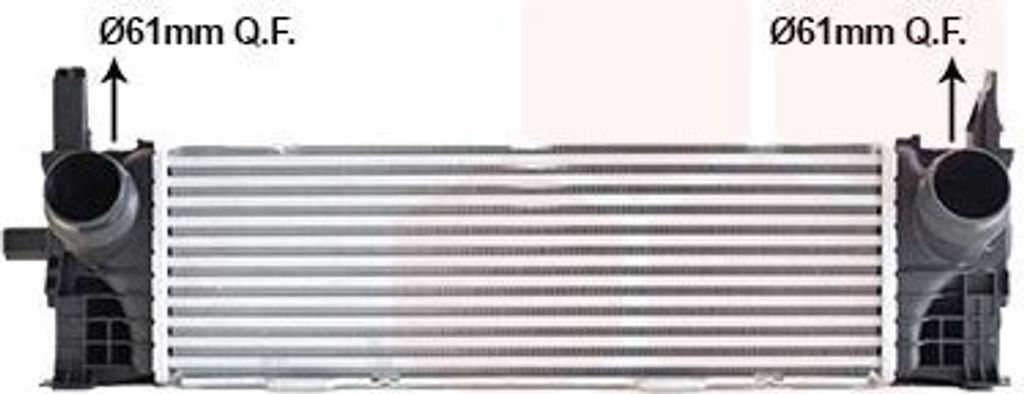 VAN WEZEL 06014717 Ladeluftkühler LLK für BMW X3 (G01, F97) Turbo Intercooler