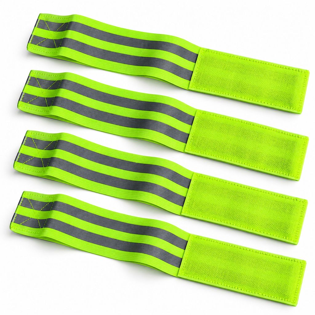 PRECORN Reflektorband 4er Set 40 x 5 cm Neon – Produktbild 
