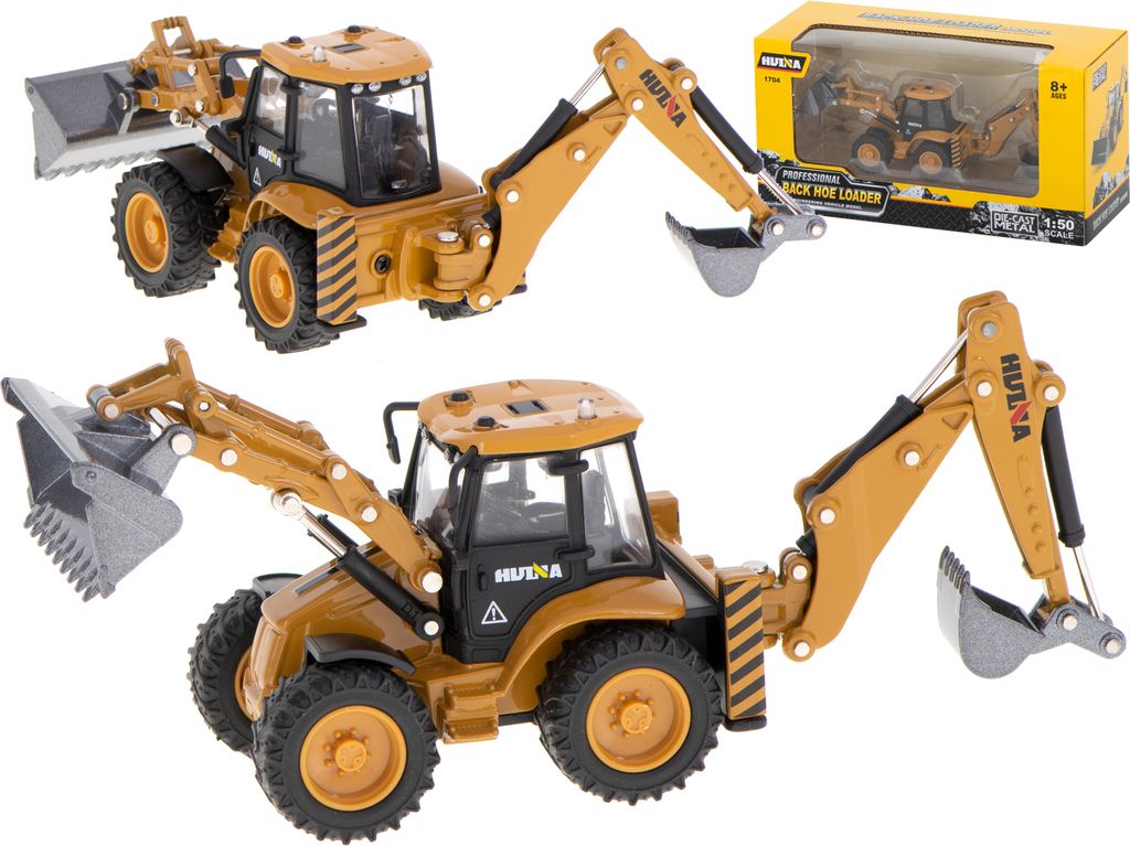 Nakladač buldozér s lyžicou Die-Cast kovový model H-toys Obrázok produktu