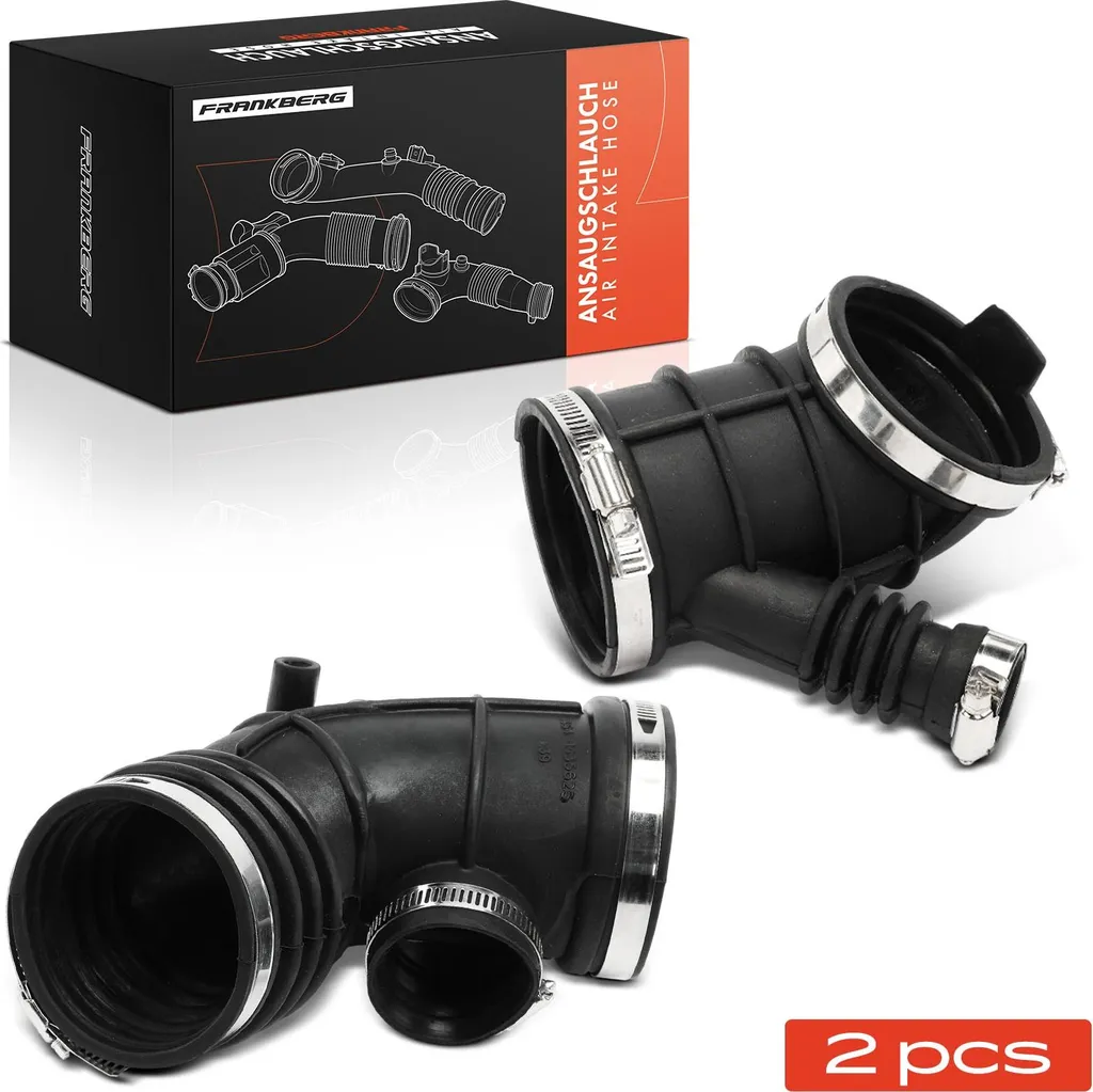 Tuyau d'Aspiration Air Renforcé pour BMW E39 E38 - Set de 2 Pièces