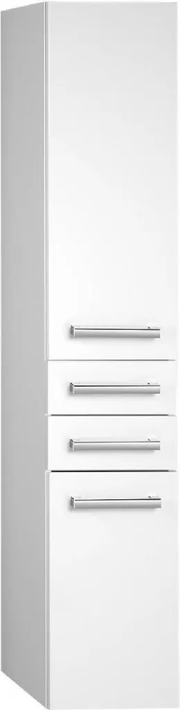 Colonne de salle de bain blanche Aqualine Vega, armoire haute 184 cm