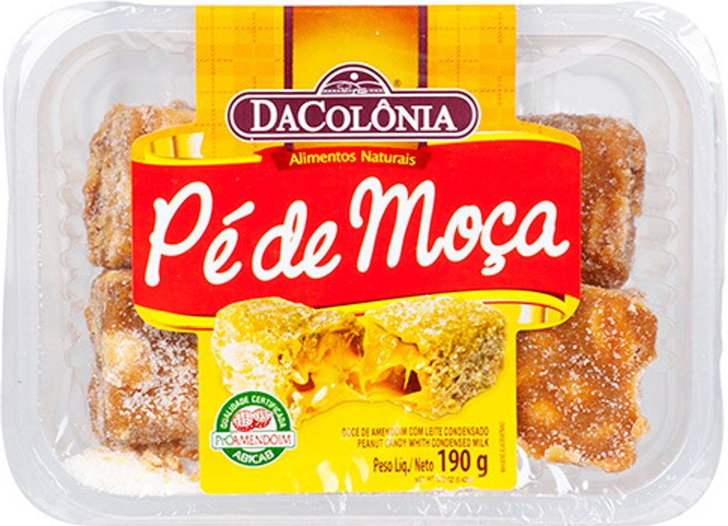 DACOLONIA Erdnussriegel mit Kondensmilch - Pé de Moça, 190g