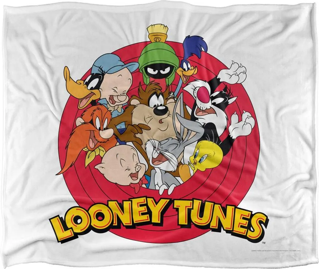 Couverture Looney Tunes pour enfant et adulte - Plaid pour soirées TV