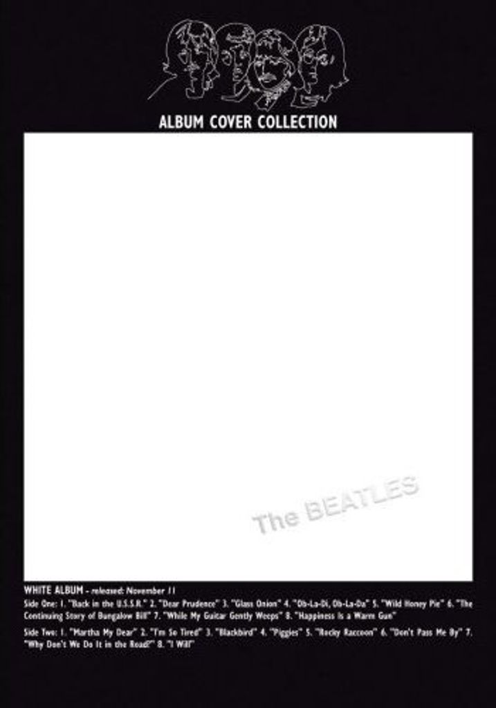 The Beatles - White Album Postkarte